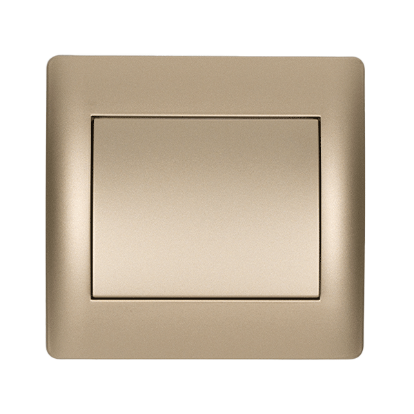 RHYME ONE BUTTON CROSS SWITCH CHAMPAGNE METALLIC