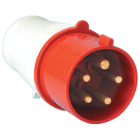 INDUSTRIAL PLUGS HT-025 32A IP44 3P+N+E 400V