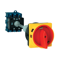 ROTARY SWITCH LW30-40 40A 3P WITH EXTENSION AND LOCK