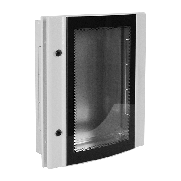 METAL BOARD ELOX FLUSH 50/40/10 TEMPERED GLASS, IP55                                                                                                                                                                                                           