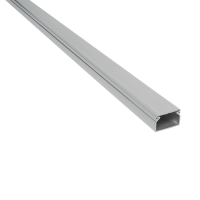 2m. 25x25 PLASTIC CABLE TRUNKING CT2 GRAY