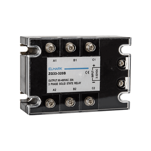 SOLID STATE RELAY ZG33-3-20B 400VAC 20A 3P
