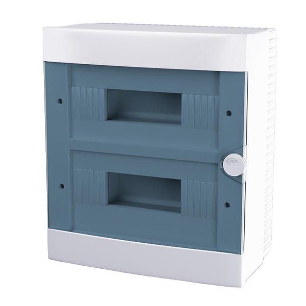 PLASTIC BOX FOR SURFACE MOUNTING 24 (2X12) WAY 