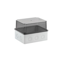 DISTRIBUTION BOX 120X150X140 TRANSPARENT LID, IP65                                                                                                                                                                                                             