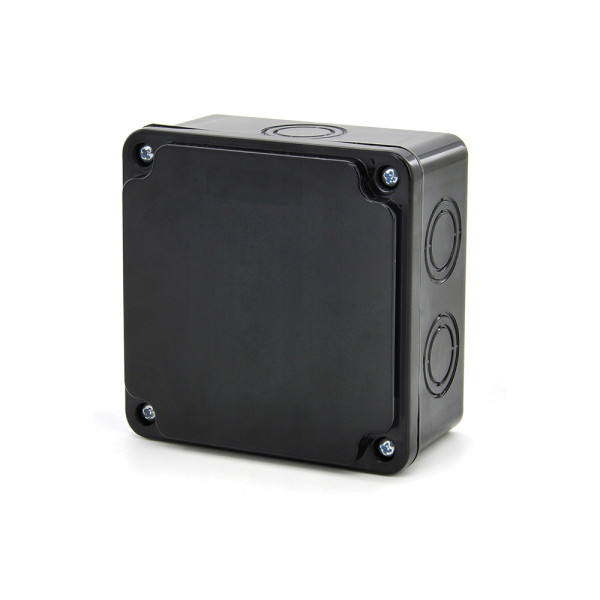 DISTRIBUTION BOX 150X150X80 BLACK, IP65                                                                                                                                                                                                                        