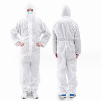 DISPOSABLE COVERALL WITH HOOD