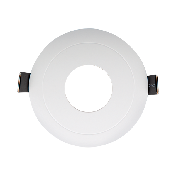 PLASTIC DOWNLIGHT ROUND IN MIDDLE D90mm WHITE