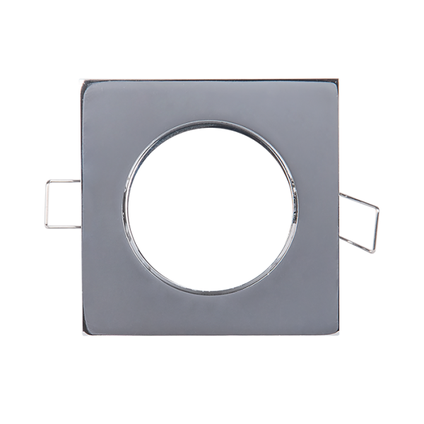 METAL DOWNLIGHT SQUARE 85X85mm CHROME  