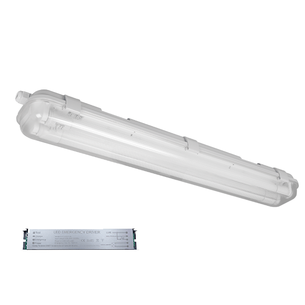 BELLA LUMINAIRE WITH LED TUBE(1500mm) 2X24W 6200K-6500K IP65 WITH BLOCK