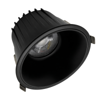 EL-DL6819 LED down light 24W 230V 4000K dimmable black IP65                                                                                                                                                                                                    