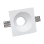 GYPSUM DOWNLIGHT SQUARE GU10 120x120   