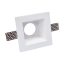 GYPSUM DOWNLIGHT SQUARE GU10 120x120   