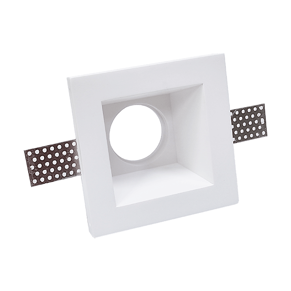 GYPSUM DOWNLIGHT SQUARE GU10 120x120   