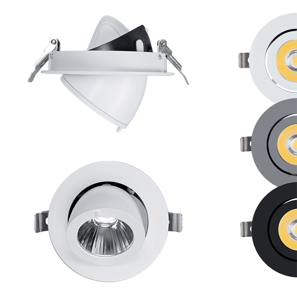 SKY TL180 COB TRACK LIGHT 20W 220-240V 4000K 24° WHITE     