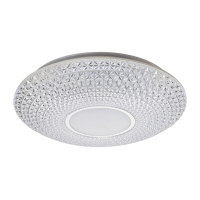LUCE LED CEILING LAMP 36W WITH REMOTE CONTROL CHROME