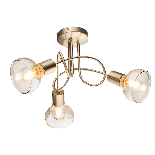 ADDY CEILING LAMP 3XE14 GOLD