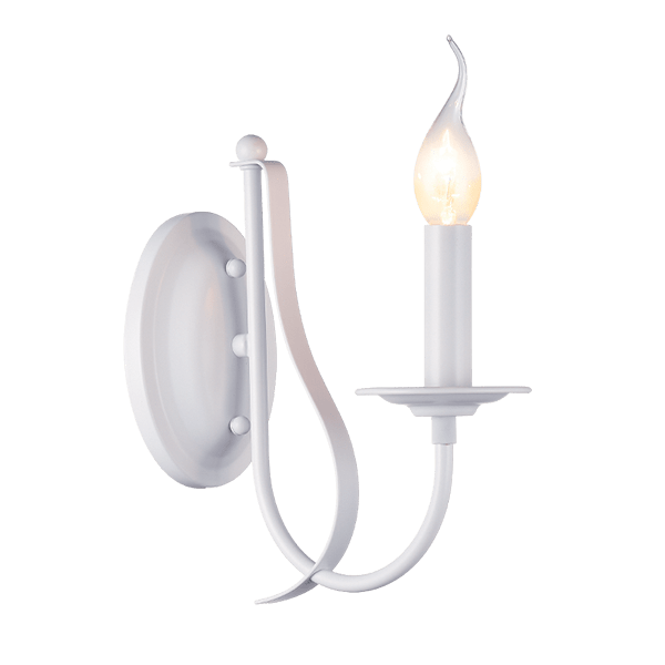 AMANDA WALL LAMP 1XE14 WHITE