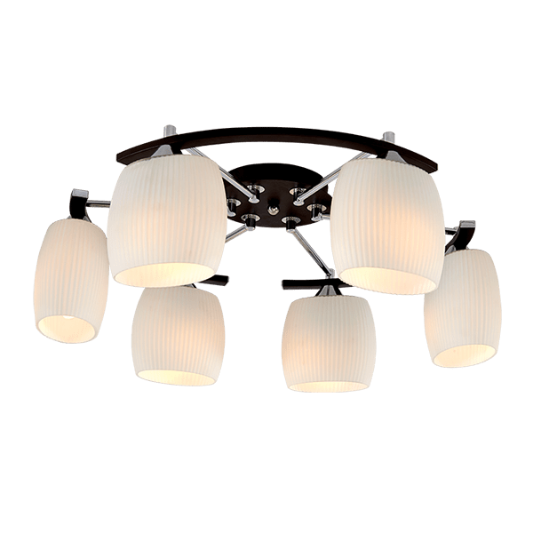 CECIL CHANDELIER 6XE27 WENGE