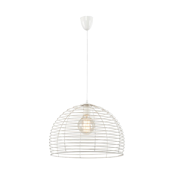 LUCCA PENDANT 1xE27 WHITE