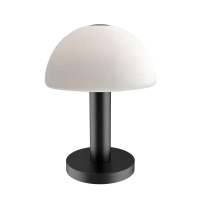 NOLA TABLE LAMP 1XG9 WHITE/BLACK WITH DIMMER