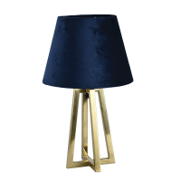 SIENA TABLE LAMP 1XE27 BRONZE/BLUE
