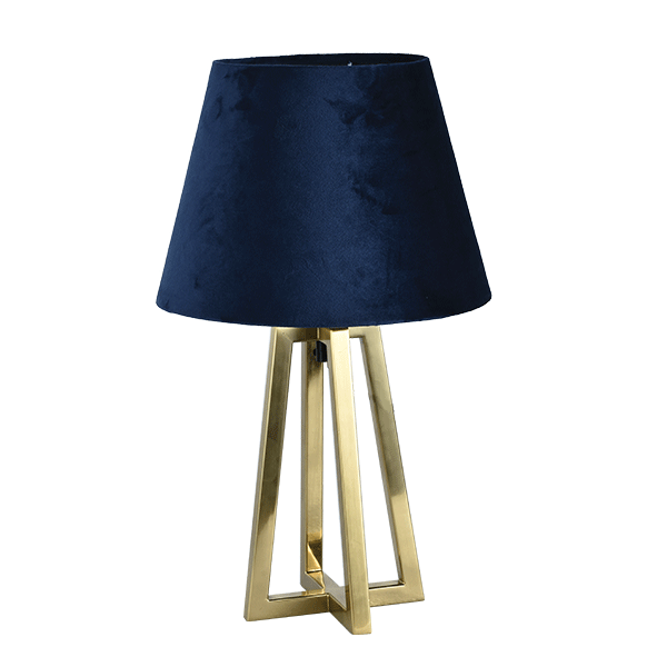 SIENA TABLE LAMP 1XE27 BRONZE/BLUE