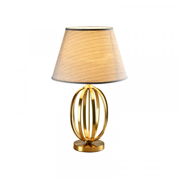 ZAHRA TABLE LAMP 1XE27 GOLD/FLAX
