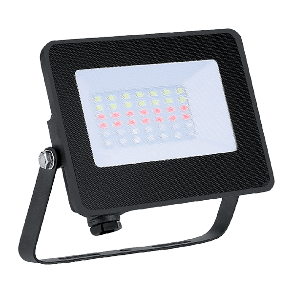 LYRA30 LED FLOODLIGHT 30W RGB IP65 WITH INFRARED REMOTE CONTROL