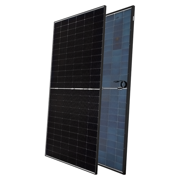 BIFACIAL HALF-CUT SOLAR PANEL N-TYPE 590W, BLACK