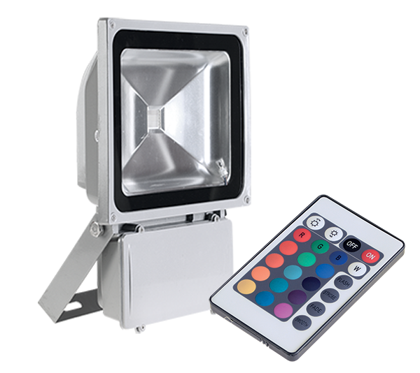 VEGA70RGB RGB LED FLOODLIGHT 70W WITH IR REMOTE CONTROL