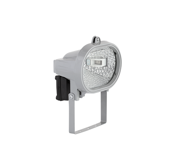 LED FLOODLIGHT &quotHALOGEN" TYPE WITH LED BULB J78 5.5W, GREY