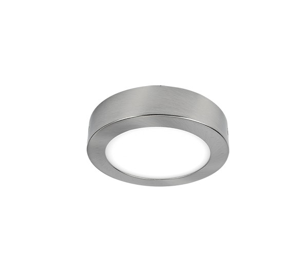 LED PANEL ROUND SURFACE MOUNT 13W 2700-3000K SATIN NICKEL