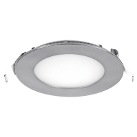 LED PANEL ROUND 8W 4000K-4300K SATIN NICKEL Ф120MM  