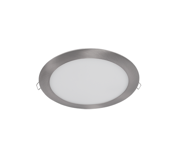 LED PANEL ROUND 21W 4000K-4300K SATIN NICKEL Ф235MM  