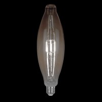 LED VINTAGE LAMP DIMMABLE 5W E27 D125 2800-3200K SMOKED GLASS