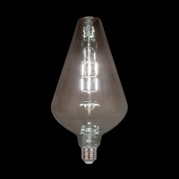 LED VINTAGE LAMP DIMMABLE 5W E27 D130 2800-3200K SMOKED GLASS