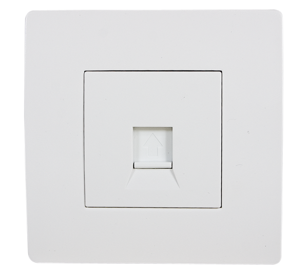 BASIC TZ112 COMPUTER LINE SOCKET  WHITE