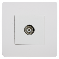 BASIC TZ111 TV ANTENNA SOCKET WHITE