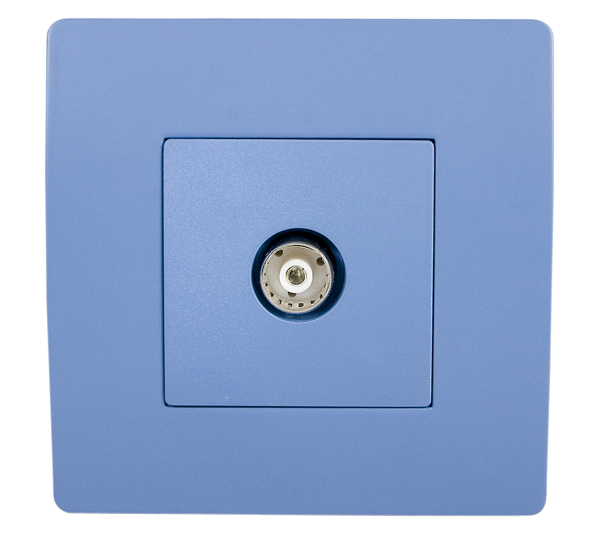 BASIC TZ111 TV ANTENNA SOCKET BLUE