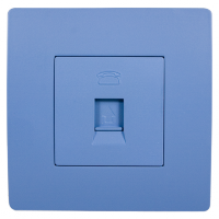 BASIC TZ106 TELEPHONE SOCKET BLUE