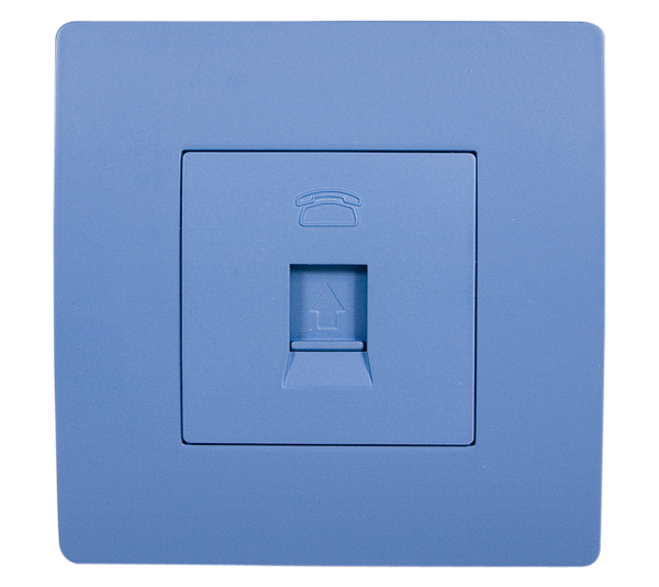 BASIC TZ106 TELEPHONE SOCKET BLUE