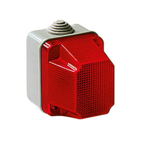 EC320 SURFACE WARNING LIGHT IP55 RED                                                                                                                                                                                                                           