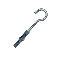 HOOK-C D8/5X42MM WITH WALL PLUG (200 PCS IN A BOX)