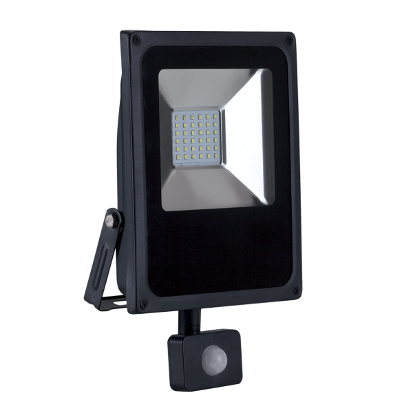 STELLAR RIME LED FLOODLIGHT 20W 5500K WITH SENSOR