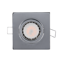 LED METAL SQUARE SPOTLIGHT PAR 16 5.5W 4000-4300K SATIN NICKEL