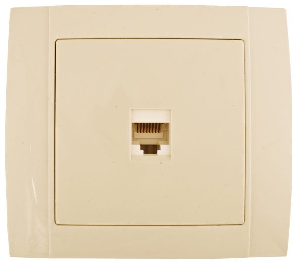 SR-2507N COMPUTER SOCKET CREAM