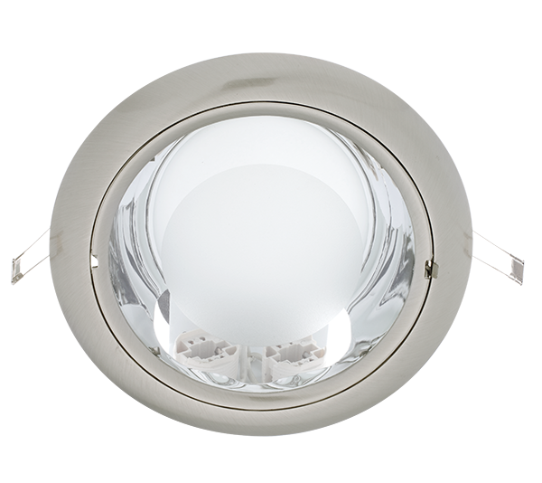 GL205 DOWNLIGHT SATIN NICKEL 2XG24