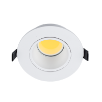 LED PLASTIC ROUND SPOTLIGHT COB 7W 4000-4300K WHITE