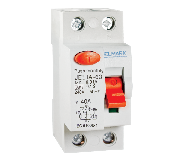 RESIDUAL CURRENT DEVICE JEL1A 2P 32A/100MA