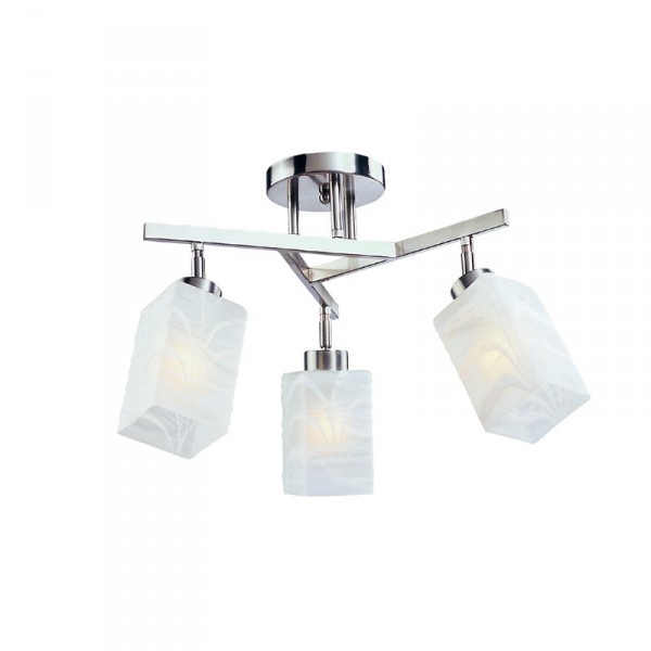 ALICE CHANDELIER 3XE27 SATIN NIKEL